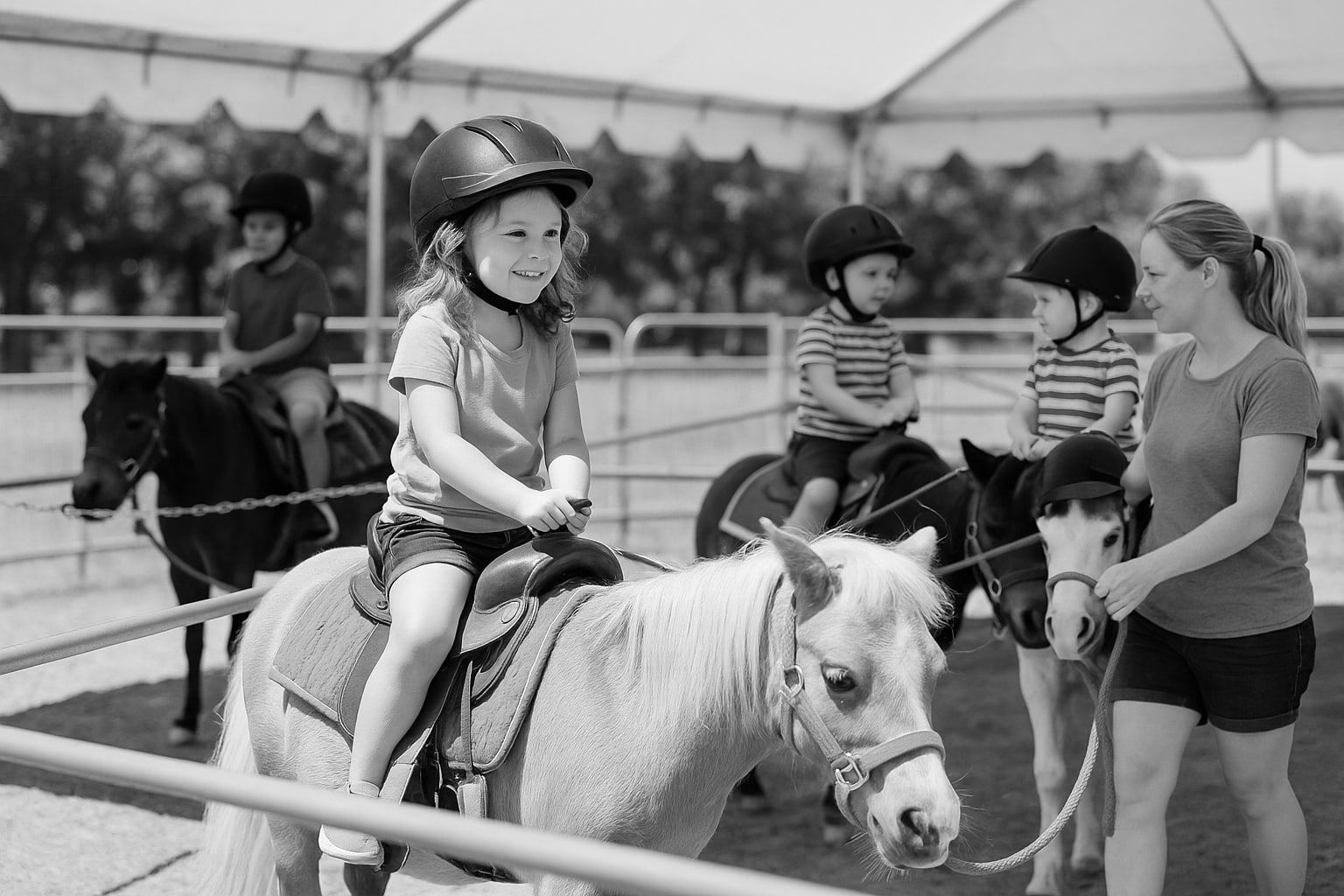 Tours de poney pour enfants